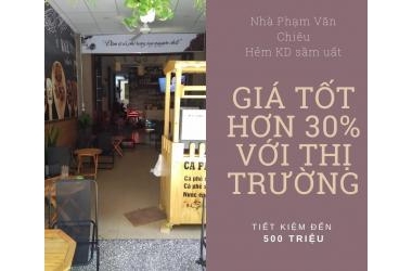 Siêu phẩm ĐỘC NHẤT vô nhị P.V.Chiêu G.Vấp 68m2x4T cạnh Agribank chỉ 7.399 tỷ